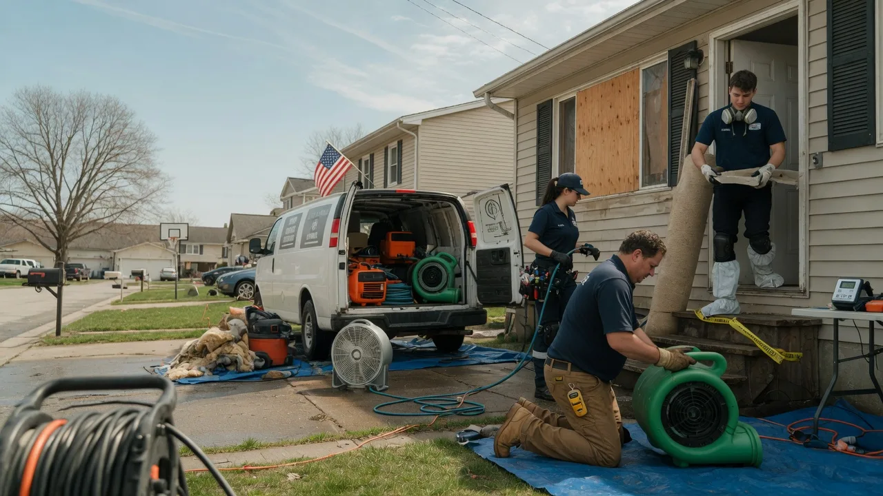 Water Damage Restoration in Woodhull, IL near me
